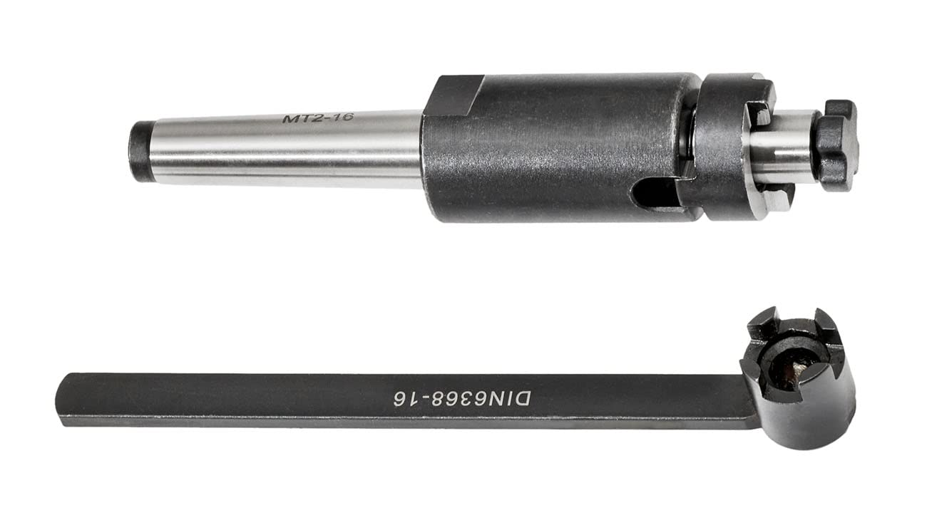 WABECO Kombi-Aufsteckfräserdorn MK2x16 mit Fräsdornringe, Walzenstirnfräser und Metallkreissägeblatt