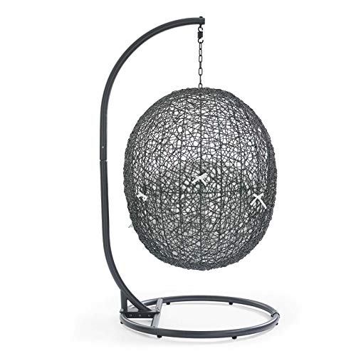 Modway Hide Wicker Rattan Egg Swing Chair #TOP4