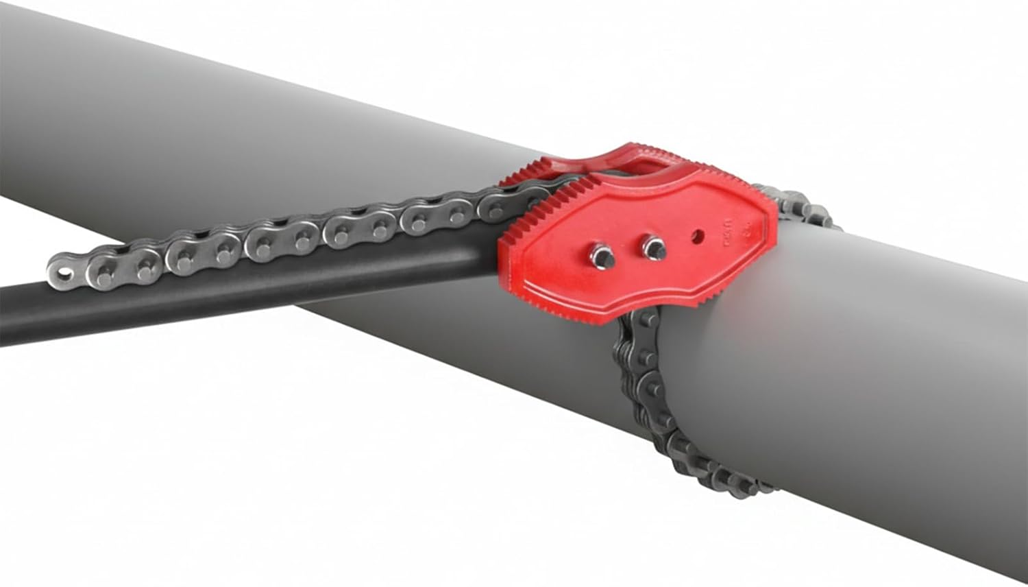 64in Pipe Wrenchs with 56.7in Chains Length Chain Wrench Heavy-Duty Chain Tongs Wrench for 2-12in Pipe Diameters Installation Repair
