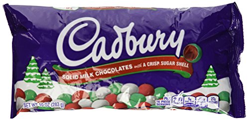 Cadbury Solid Milk Chocolate Snowballs, 10 oz