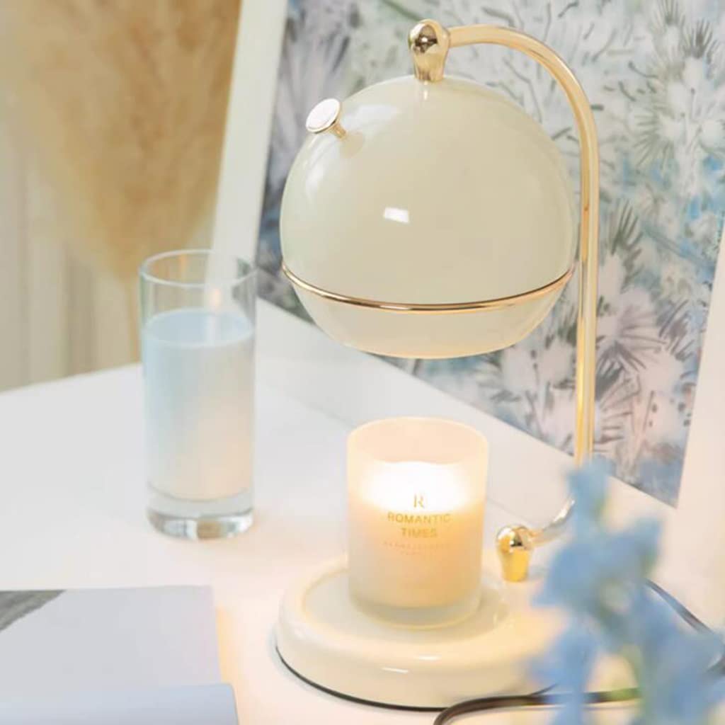 candele, lampade calde, Lampada scaldacandele con timer, scaldacandele elettrico dimmerabile for sciogliere candele profumate, lampada scaldacera for l'arredamento del soggiorno della camera da letto