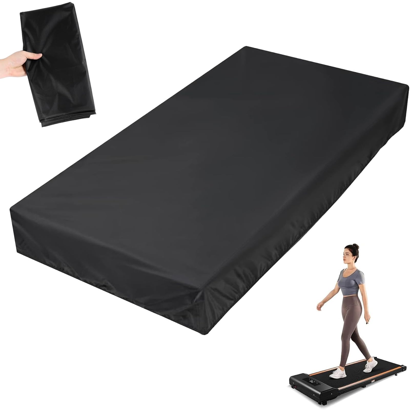 DXPETA Under Desk Treadmill Cover, Walking Pad Cover with Drawstring Waterproof for Home Treadmill Office Under Desk, 140 cm by 71 cm Dimensions