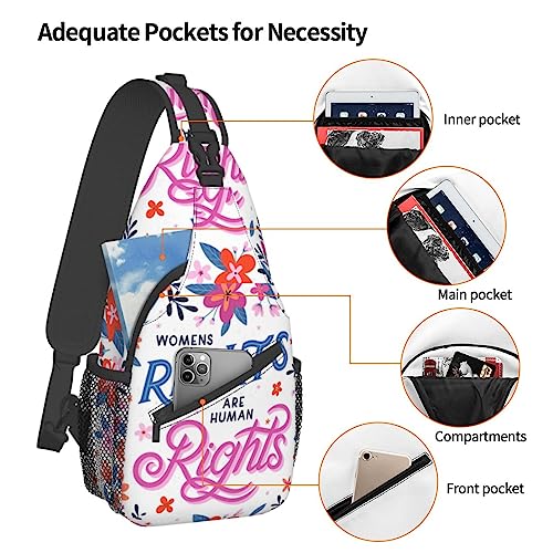 Bolso bandolera para senderismo y viaje unisex negro miniatura 4