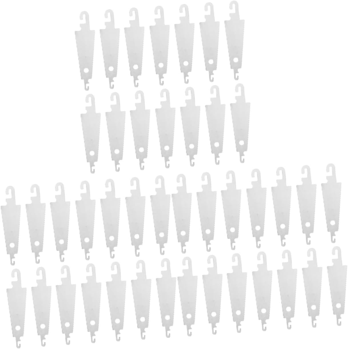 STOBOK 300pcs Large Eye Needle Threader Sewing Tool for Cross Stitch and Hand Sewing and Practical Umbrella-Shaped Threaders for Easy Needle Threading