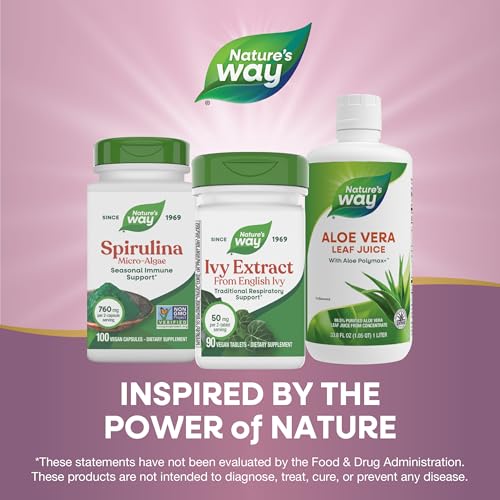 Nature's Way Ivy Extract from English Ivy Leaf, 50 mg per Serving, 90 ct - image 7