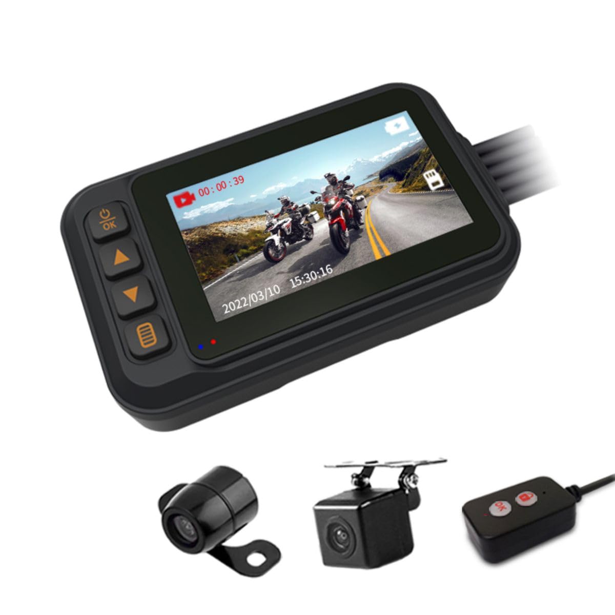 Amazon.co.jp: OBEST バイク用ドライブレコーダー 防水 ドラレコ