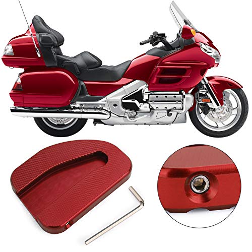 Artudatch Plaque de béquille latérale pour Moto Hon da Goldwing GL1800 2010-2017 Cover