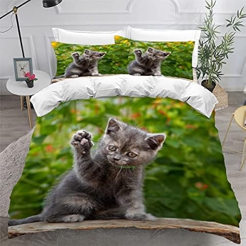 Housse de Couette KIILA 240x260 Chat 3D Cover