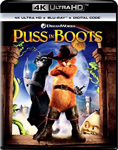 Puss in Boots (4K Ultra HD + Blu-ray + Digital) [4K UHD]