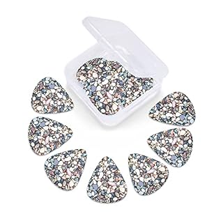 Ensemble de 12 médiators de guitare de galets colorés de plage pour guitare acoustique, guitare électrique, contrebasse… - Les Beatles, Paul McCartney, John Lennon, RIngo Starr, George Harrison Ensemble de 12 médiators de guitare de galets colorés de plage pour guitare acoustique, guitare électrique, contrebasse… – Image 6