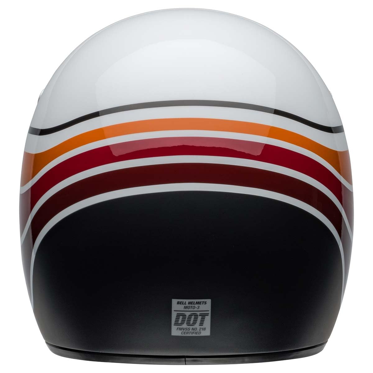 Amazon.com: Bell Moto Moto-3 RSD Saddleback Satin/Gloss White