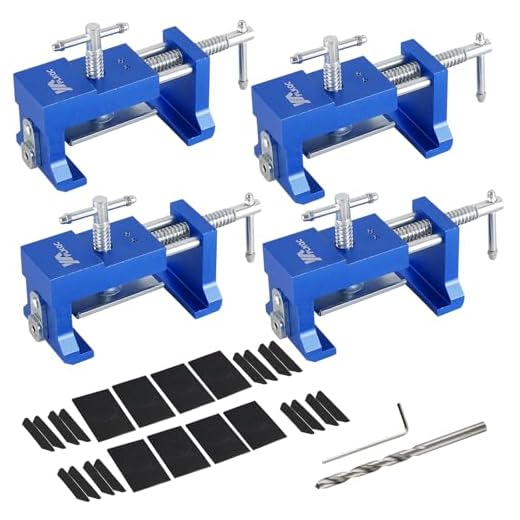 FLKQC Cabinet Clamps, 4 Pack Cabinet Face Frame Installation Clamp