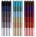 Miuco Room Darkening Grommet Blackout Window Curtains Panels for Bedroom Set of 2 52x84 Inch Begie, Bonus 2 Tie Backs Included