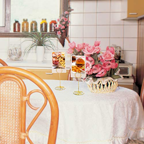 24 Pack Table Number Holder Wedding Table Name Card Holder Clips Picture Memo Note Photo Stand (Silver) #TOP2