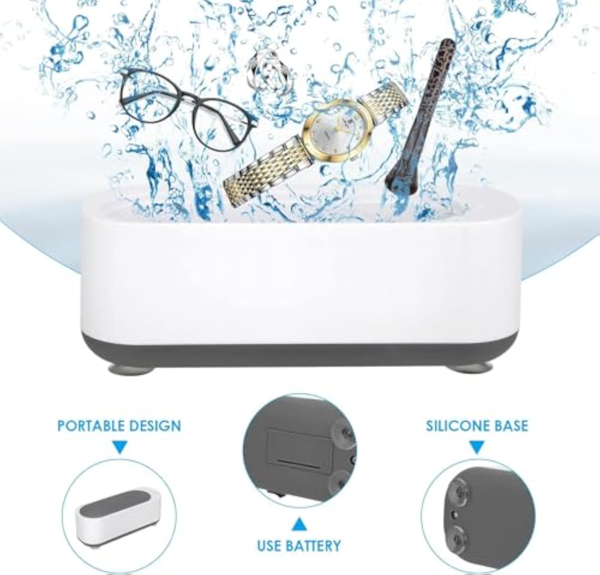 Ultrasonic Jewelry Cleaner for All Jewelry