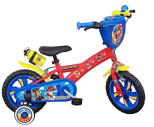Vélo ATLAS Fahrrad 12 Zoll Paw Patrol mit 2 Bremsen, dekorativer...
