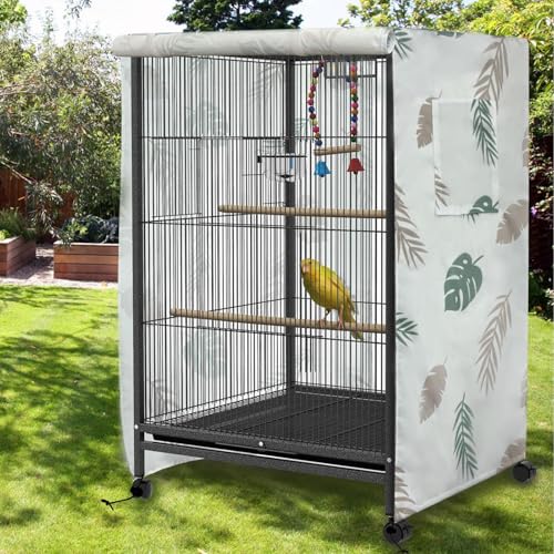 Housse de cage à oiseaux extérieure imperméable poussière perroquet 128cm