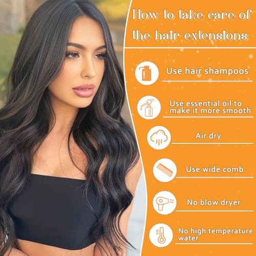 Image of YDDM 24 Inch Tape in Hair Extensions, 20pcs Straight Chestnut Brown to Bleach Blonde 100% Remy Human Hair Seamless Remy Tape in Hair Extensions Human Hair(T6 /613#, 24 Inch)