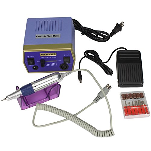 LYKOS Glazing Machine Electric Drill Nail Art Manicure Pedicure Blue