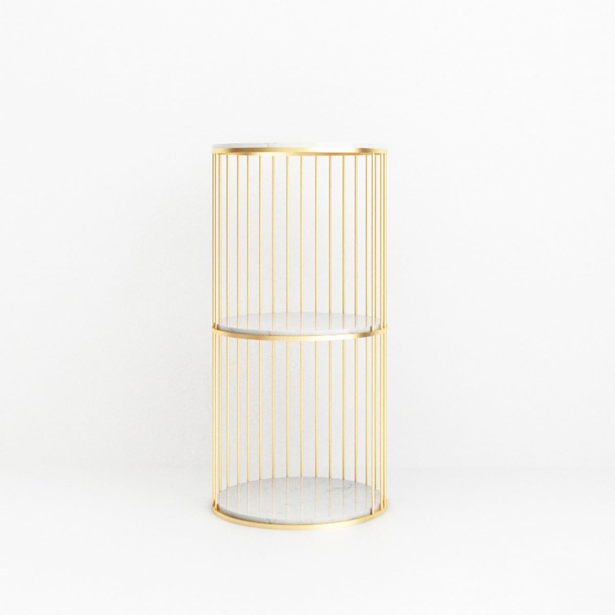 Amazon.co.jp: MJKQ9 ラウンド ラック 棚 シェルフ ワイヤー