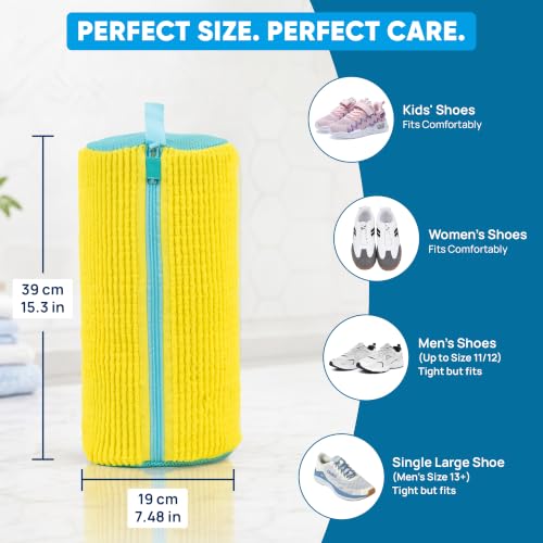 Shoe Washing Bag 2Pcs with Care Kit