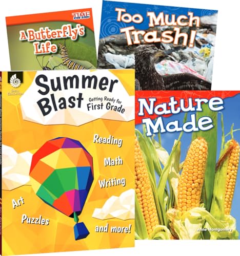 Learn-at-Home: Summer Science Bundle Grade 1 Prevent Summer Learning Loss with Fun STEM Books and Activities for Kids!