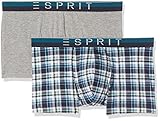 ESPRIT Herren 077EF2T002 Boxershorts, Blau (Teal Blue 455), Small (Herstellergröße:4)