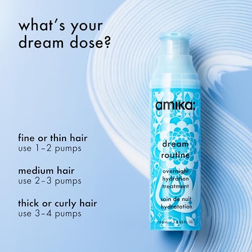 Masque capillaire hydratant de nuit amika Dream routine sans silicone
