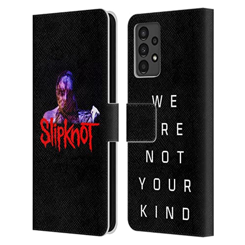 Funda Samsung A13 Slipknot tarjetero integrado carcasa cuero libro