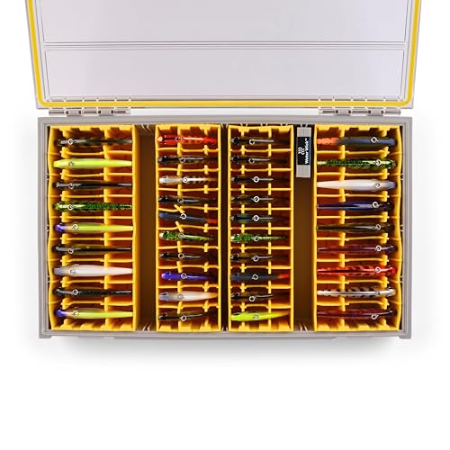 Image of Plano Edge 3700 Lipless Box, Stores 40 Fishing Baits, with Rust-Preventive Rustrictor, Dri-Loc Watertight Seal, WaterWick, Transparent DuraView Lid, Stackable Storage for Crankbaits and More