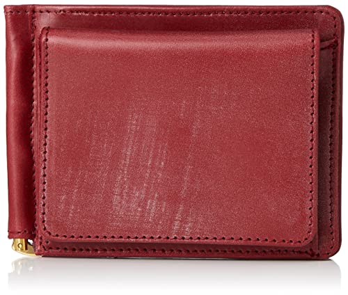 [GLENROYAL] MONEY CLIP WITH COIN POCKET マネ―クリップ 二つ折り財布 03-6164 Bordeaux フリー [並行輸入品]