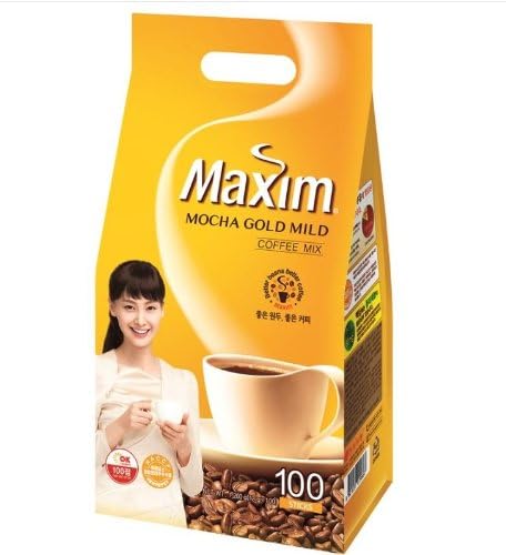 MAXIM Mocha Gold Instant Coffee Mix - 100 Sticks