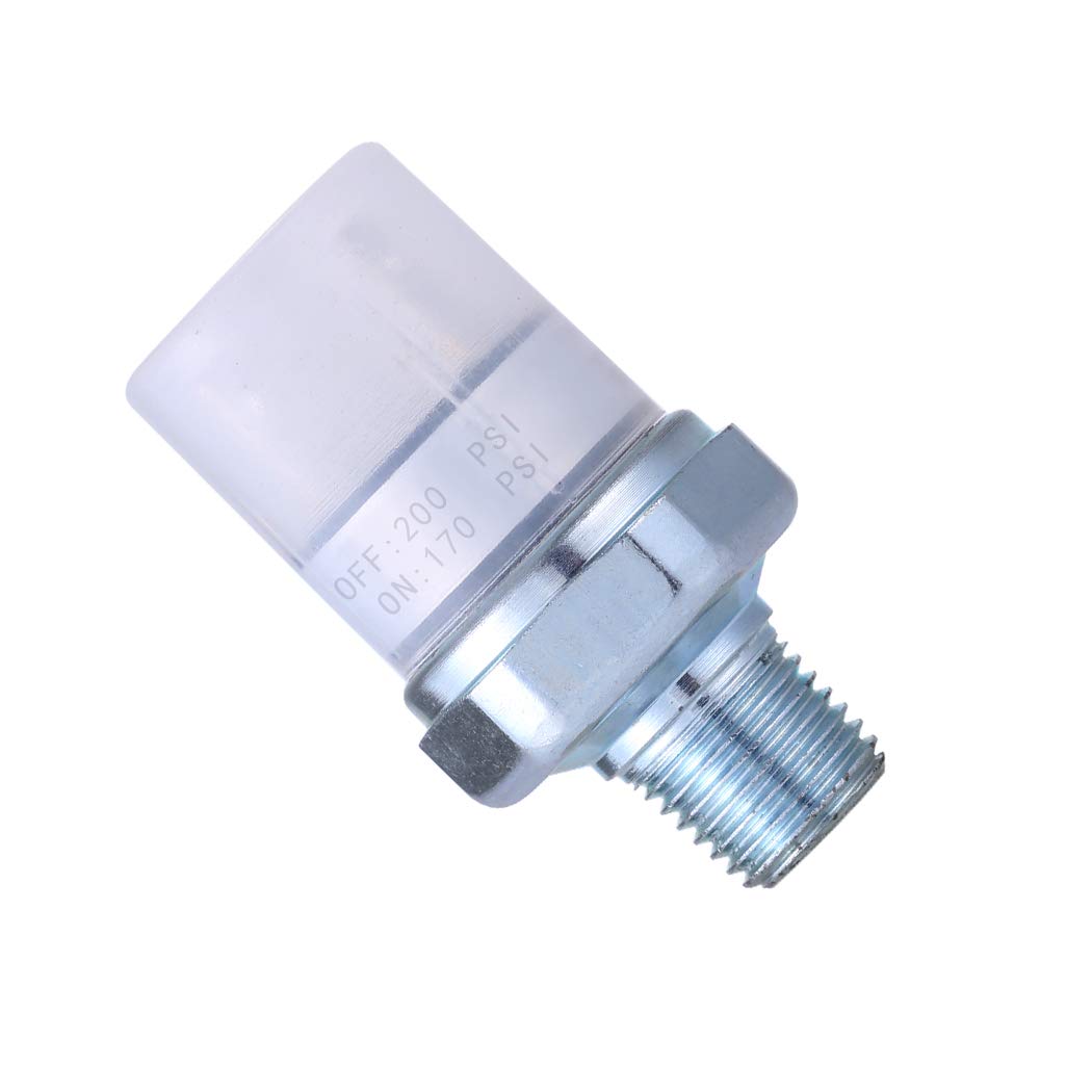 Air Pressure Switch 170-200 PSI Pressure Switch 1/4"-18 NPT DC 24V 12V Pressure Switch Air Compressor Pressure Switch 200PSI Pressure Switch Air Horn/Tank Pressure Switch