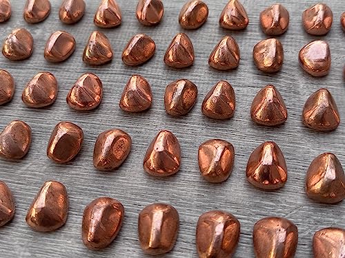 Image of GAF TREASURES 1 /2 LB Copper Tumbled Stones, Polished Natural Copper Gemstone, Copper Healing Crystals (Copper)
