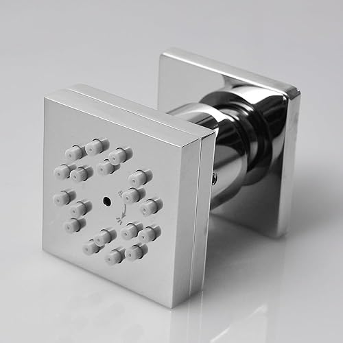 Miniatura 5 de Sistema de ducha cromado de 12 pulgadas, juego de grifo de ducha LED de lujo, accesorios completos montados en la pared, sistema de ducha