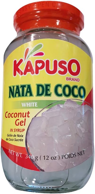 Kapuso White Coconut Gel (Nata De Coco) in Syrup 340g