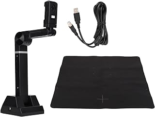 cyrank Document Camera Scanner, High Definition Portable Scanner USB Book Scanner for Office Manuscripts Notes Pictures Magazines
