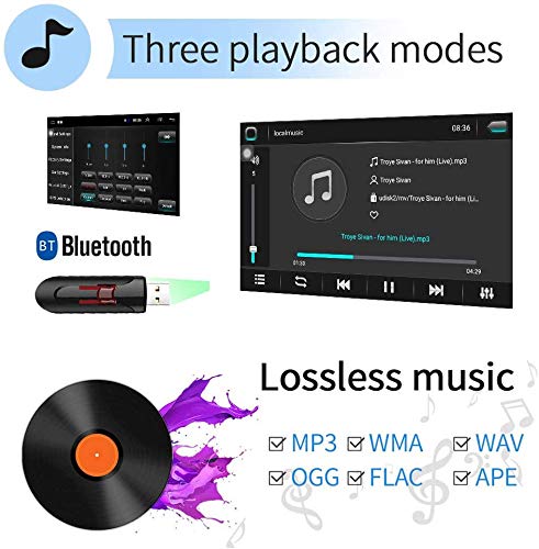 Foof Android 10.0 Autoradio Voor Honda Civic Hatchback 2006-2011 Autoradio GPS Navigatie 7 Inch Touch Display Auto… - Image 4