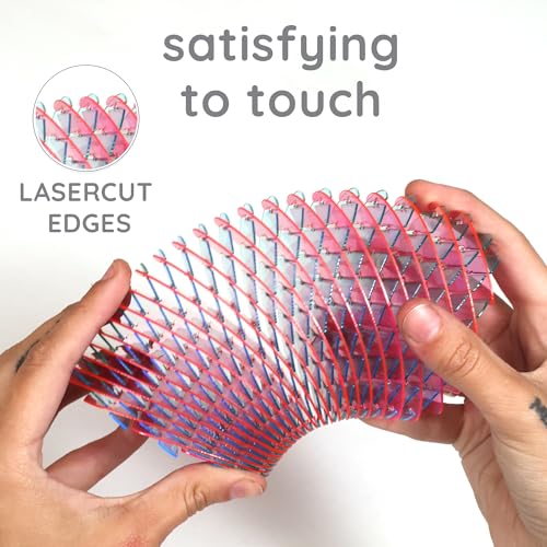 Image of Morf Fidget Sensory Spring Berry - 3D Slug Spring Toy for Kids, Teens, and Adults - Stretchy, Quiet, Stress and Anxiety Relief, Focus - for Play, School, Work Gifts, Great for Classroom, Office