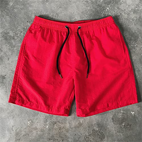 Men Swim Trunks 4 Inch Inseam Beach Bathing Suits Outdoor Sports Quick Dry Swimming Trunks with Pockets Board Shorts2