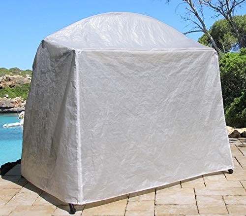 Housse balancelle 3 places Quick-Star Nostalgie bâche de protection imperméable anthracite