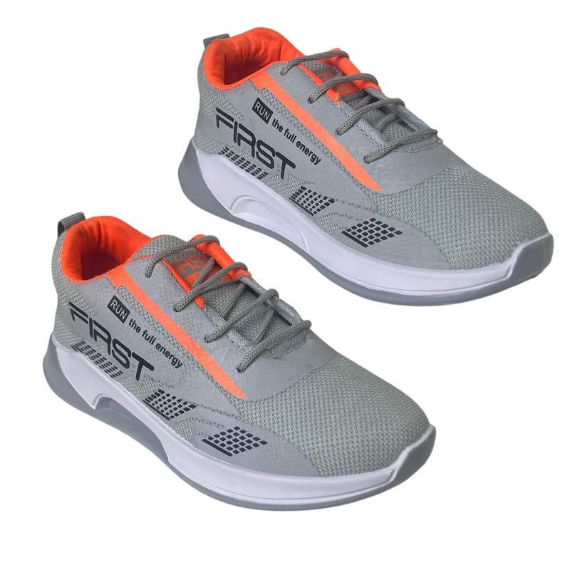2X SHOES Sports Shoes with lace Boys Children Casual Walking Shoes for Boys Sports Pack of 1 Grey (B0D62P3XKF) Amazon Price History, Amazon Price Tracker