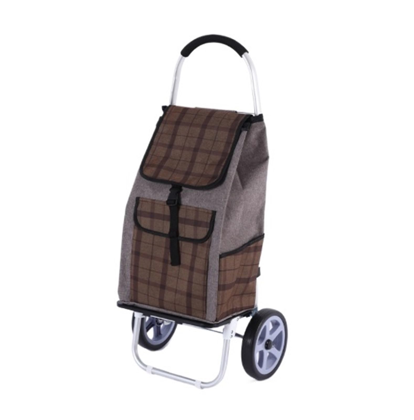 Dannmpx Bruin Shopping Trolley Foldable Shopping Cart Is A Convenient Trolley For Traveling And Utility Cart(Bruin)