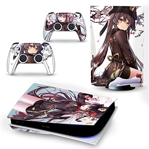 Tisurxq Anime Skin Set für PS5 Disk Edition