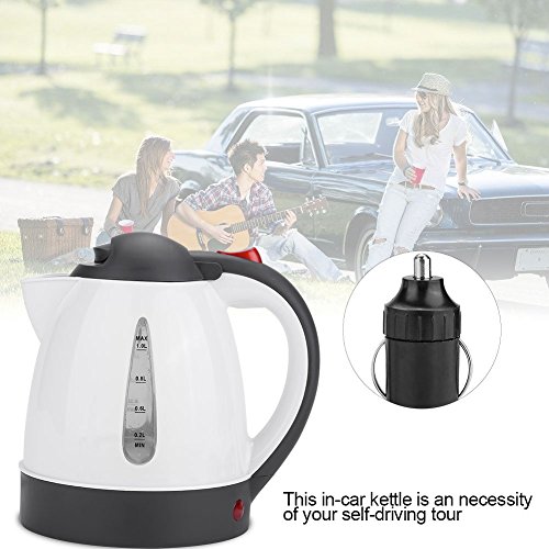 24V Autokessel 1000ML Van Travel Camping Zigarettenanzünder Heizung Elektrische Warmwasserbereiter Flasche für Milchtee Kaffee