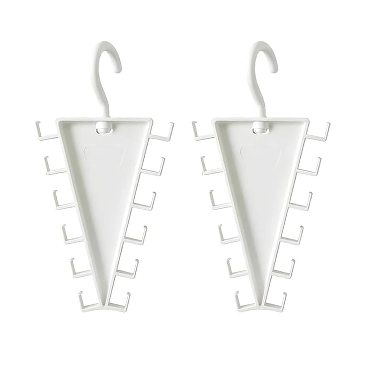 V Shaped Sided Hanger, V-Shaped Double-Sided Closet Organizer Hanger (2pcs)