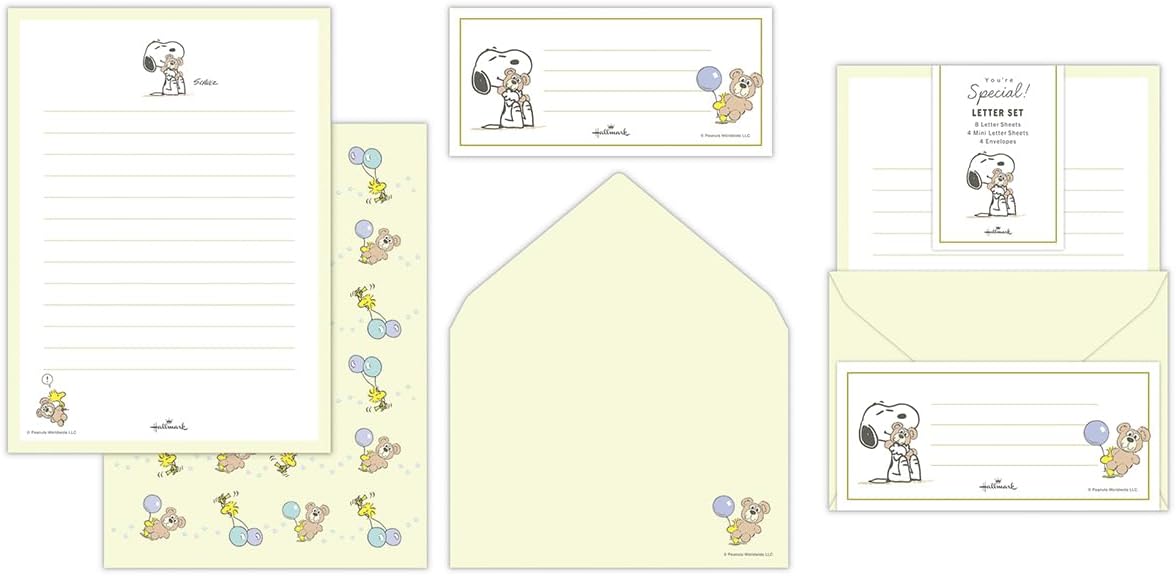 Hallmark Snoopy Letter Set You're Special! Cream 834418