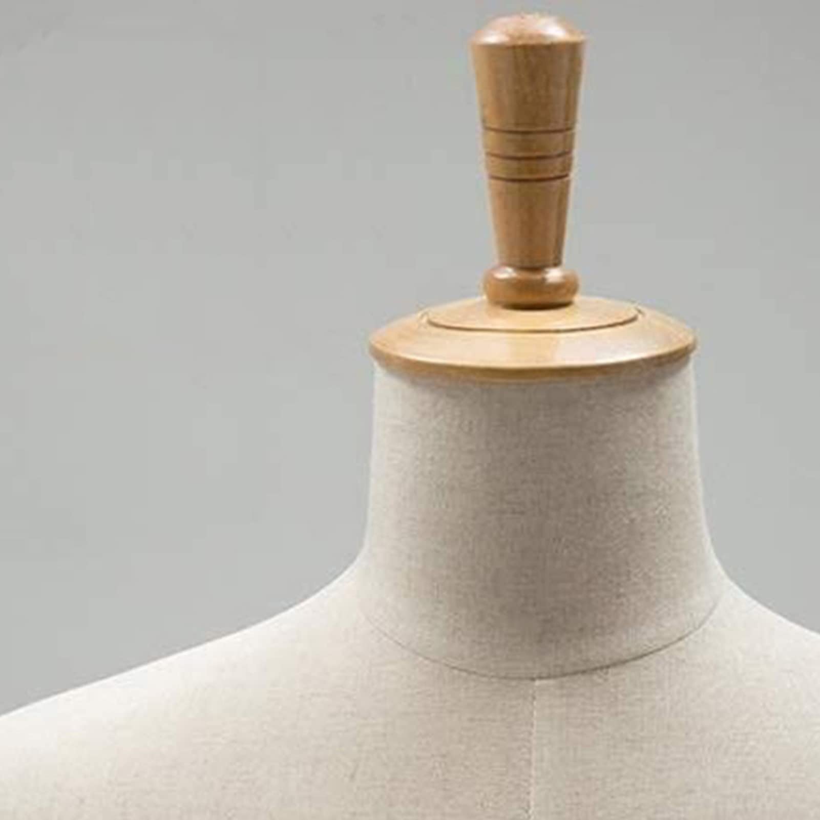 Weiblicher Mannequin-Torso-Körper, Dummy-Modell mit Metallstativ, Schneider-Kleiderform für die Schaufensterauslage im Bekleidungsgeschäft, 3 Farben (Farbe: Gold)