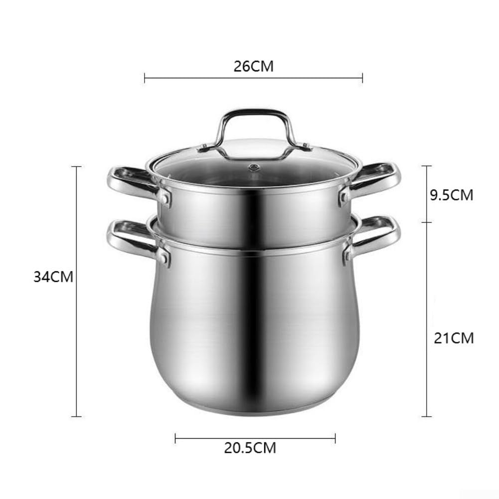Tiefer Kochtopf, 7 l, für ganze Hühnereintöpfe, Aufläufe (26 cm, 9 l)