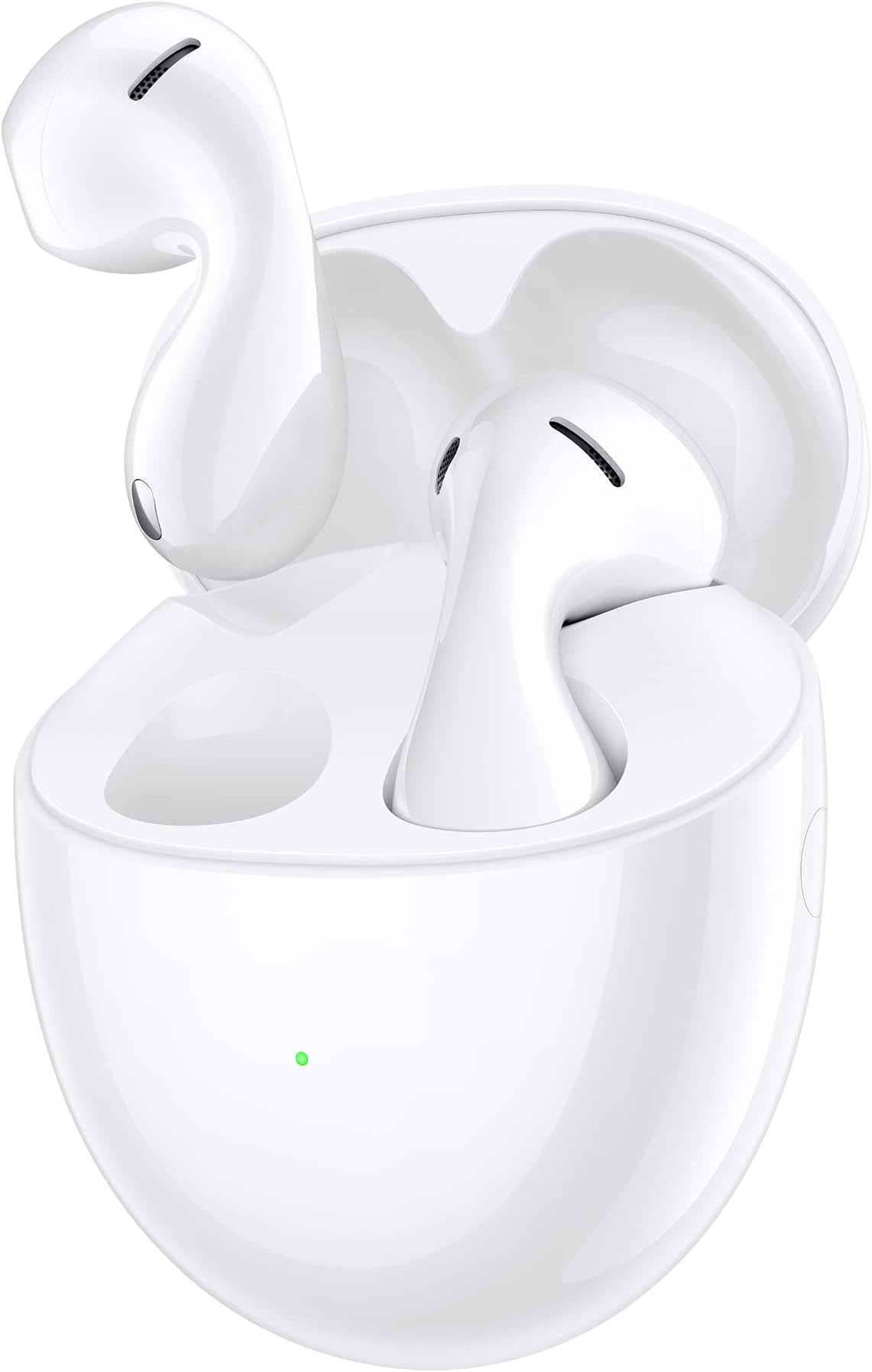 FreeBuds 5 Wireless Earphone, TWS Bluetooth Earbuds, Unique Design, Hi-Res sound, AI Call noise cancellation, Super charge, Long battery life, Dual device connection, Water resistance, White